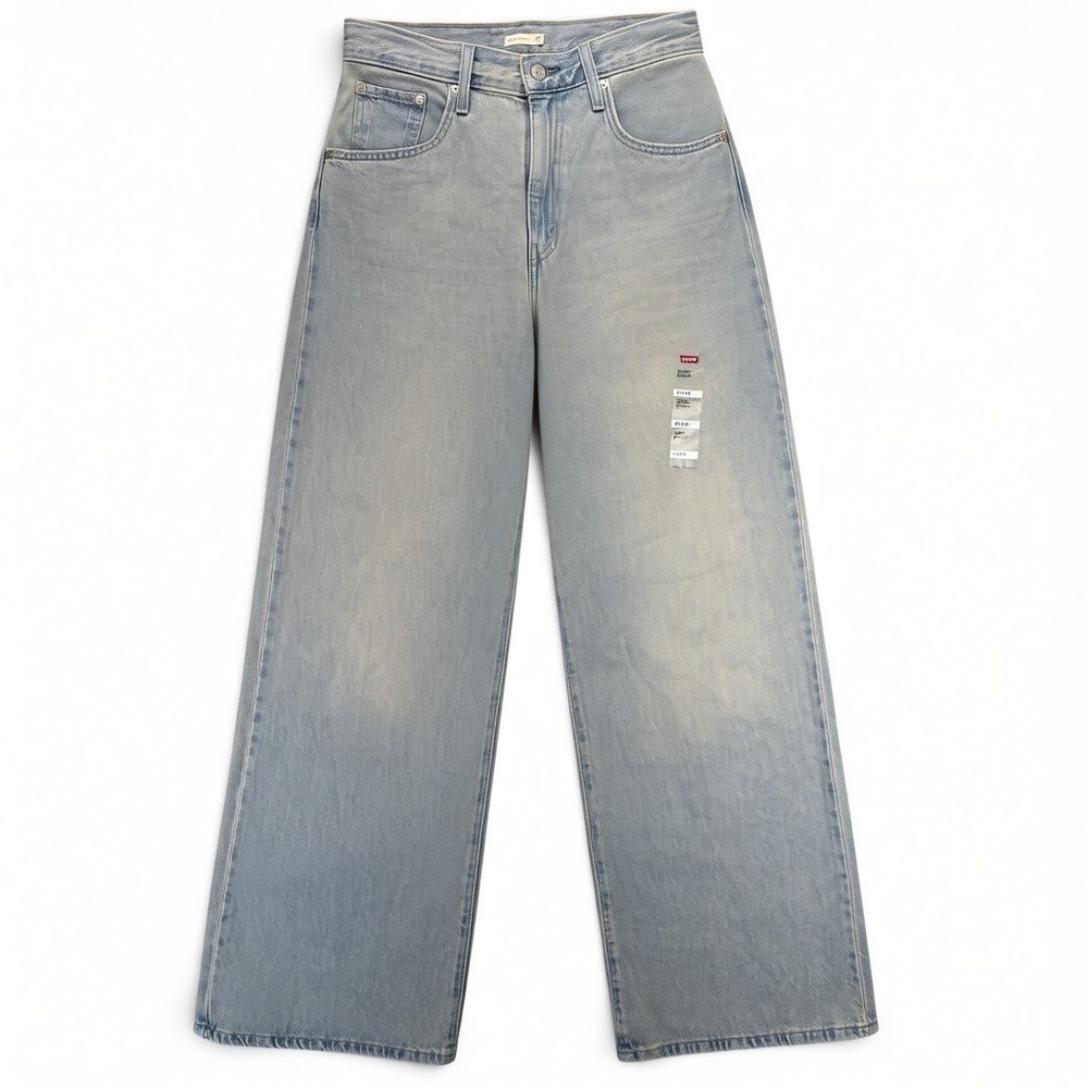 NWT Levi's Cinch Baggy Jeans Womens 27 Light Wash Wide Leg Skater Denim